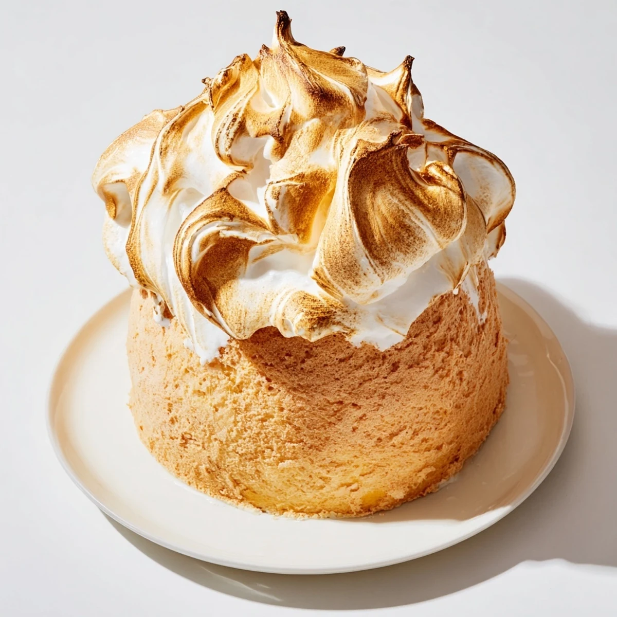 Baked Alaska layered dessert