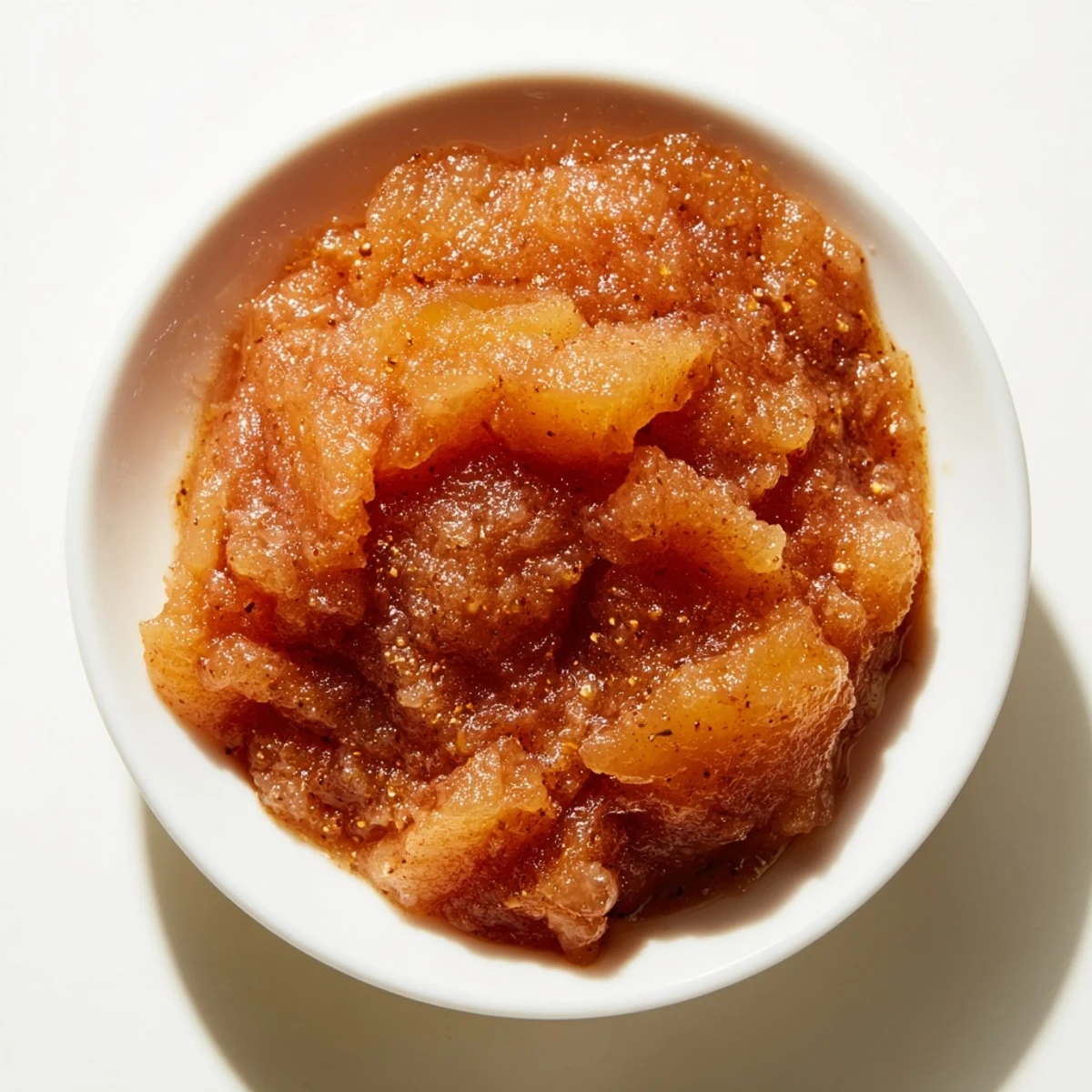 Homemade Spiced Apple Sauce, offering a cozy topping, side, or baking ingredient, looks delicious!