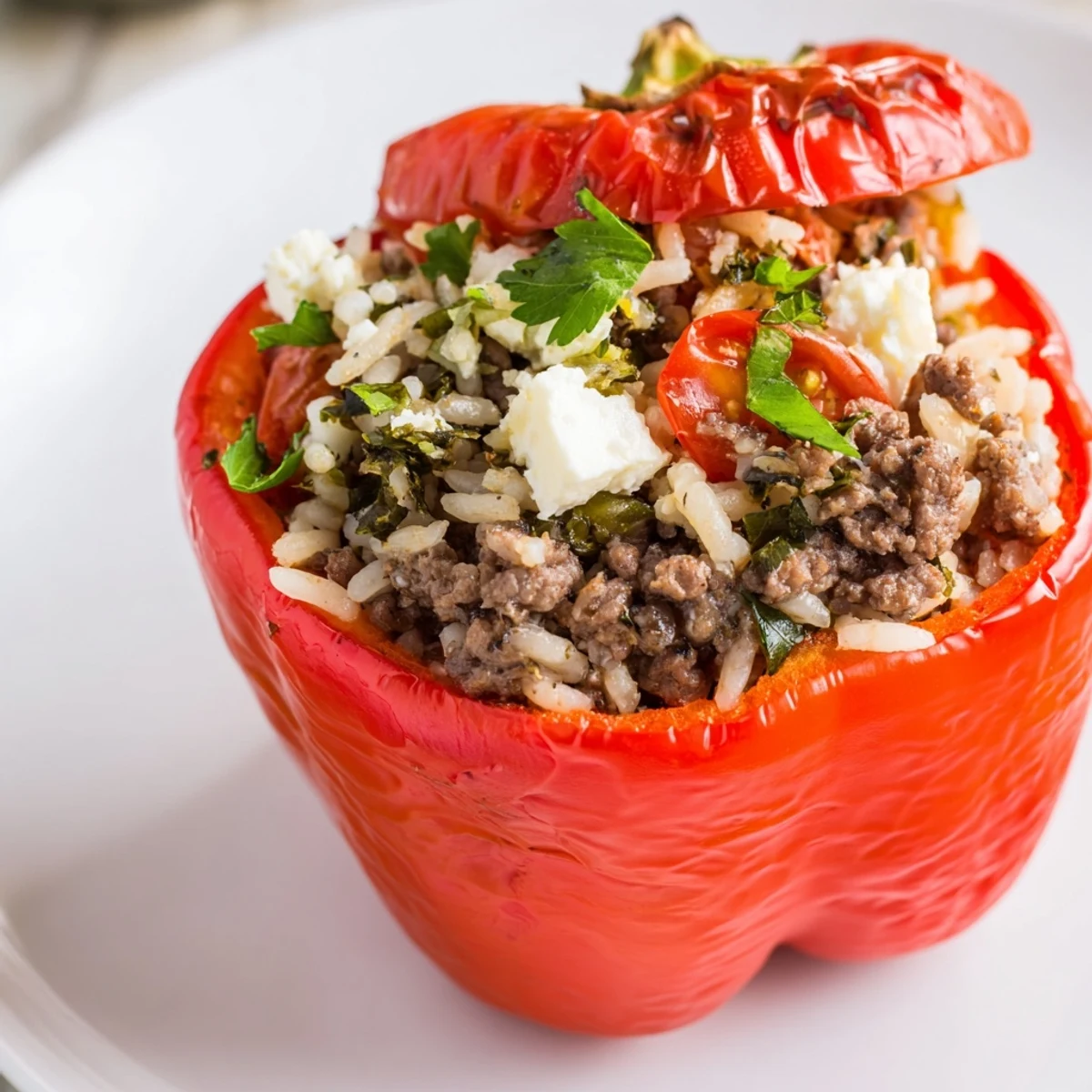 Mediterranean Stuffed Bell Peppers