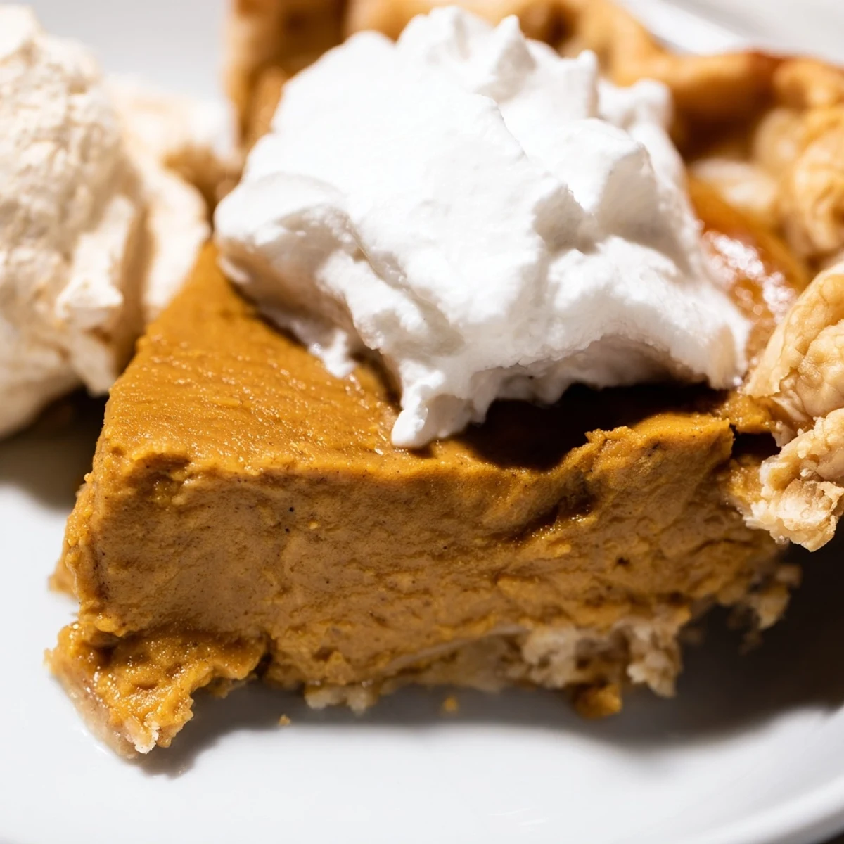 Freshly baked Spiced Pumpkin Pie with Pastry Crust cooling on a rustic wooden table. The classic autumn dessert features a perfectly crimped edge and rich, custard-like texture, perfect for holiday gatherings and cozy fall evenings.