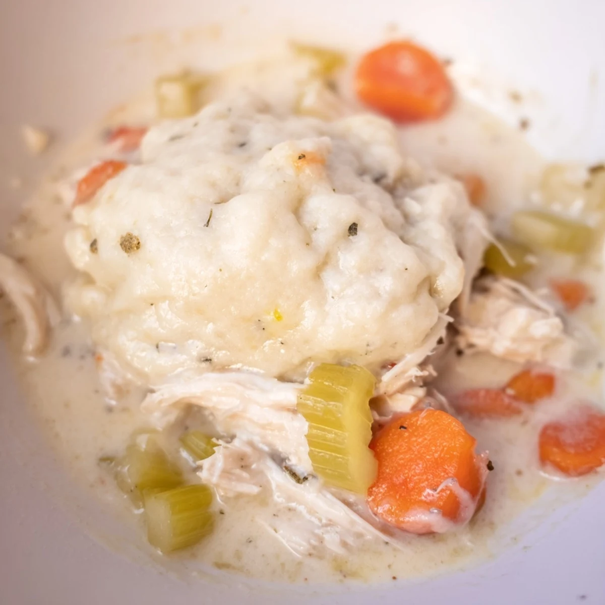 Slow Cooker Chicken Dumplings