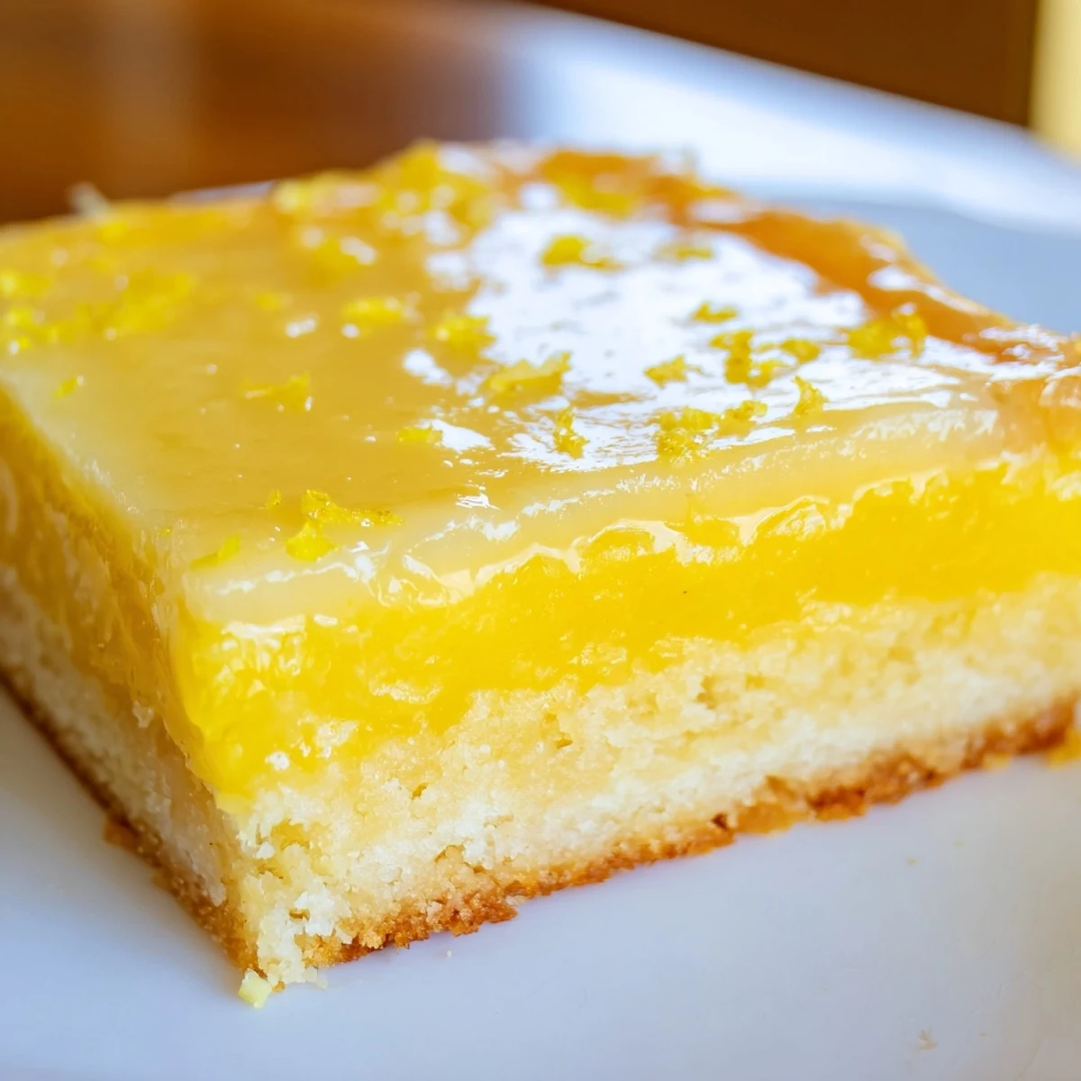 Homemade Lemon Dessert Bars cut into neat squares, ready to be enjoyed as a sweet and tangy dessert treat.