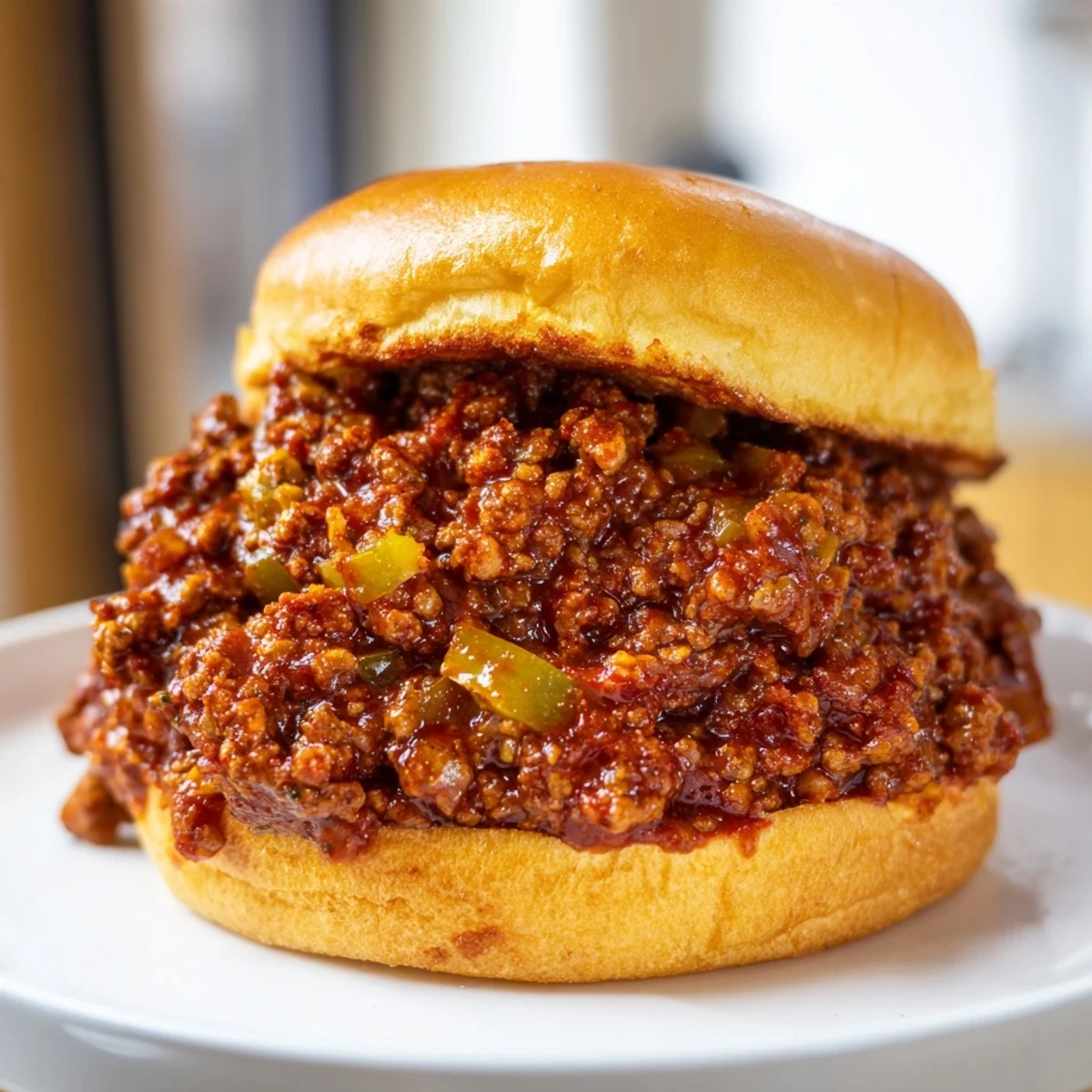 Freshly prepared MVP Sloppy Joes simmered with tangy tomato sauce on warm, toasted buns.