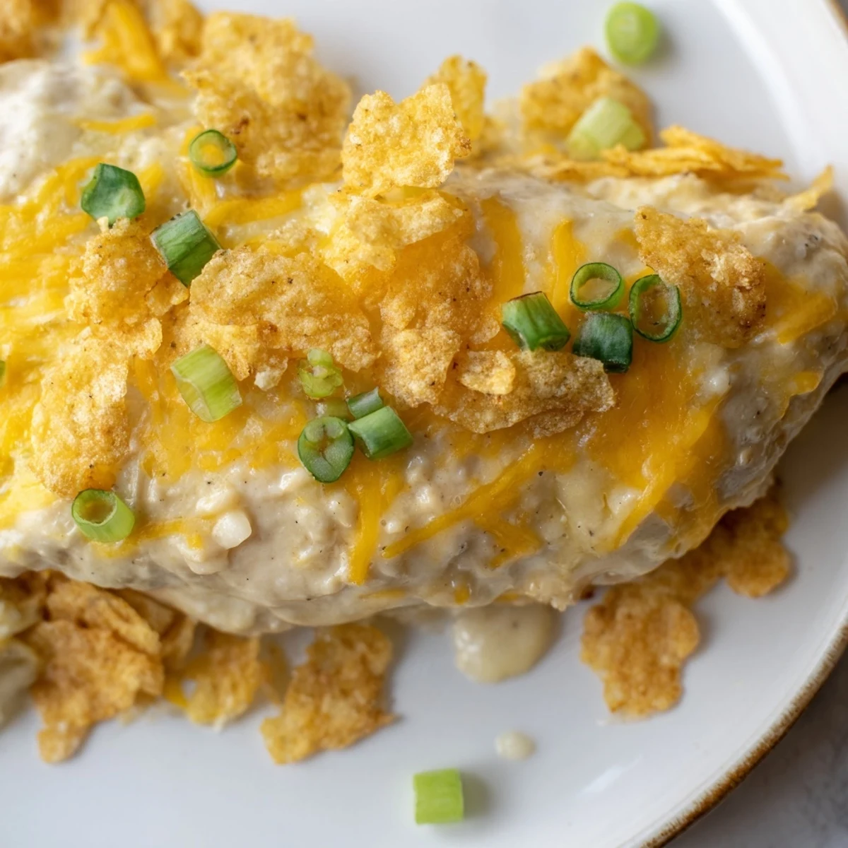Savory Sour Cream and Onion Chicken emerges from the oven bubbly and golden, perfect served alongside steamed broccoli or fluffy mashed potatoes for a family meal.
