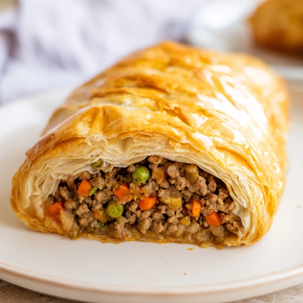 Freshly baked Savory Beef Meat Pies cooling on a rack, perfect for a hearty dinner.