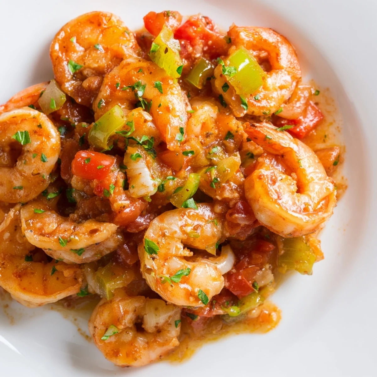 U.S. food bloggers love this zesty, Cajun-inspired main dish served with lemon wedges.  