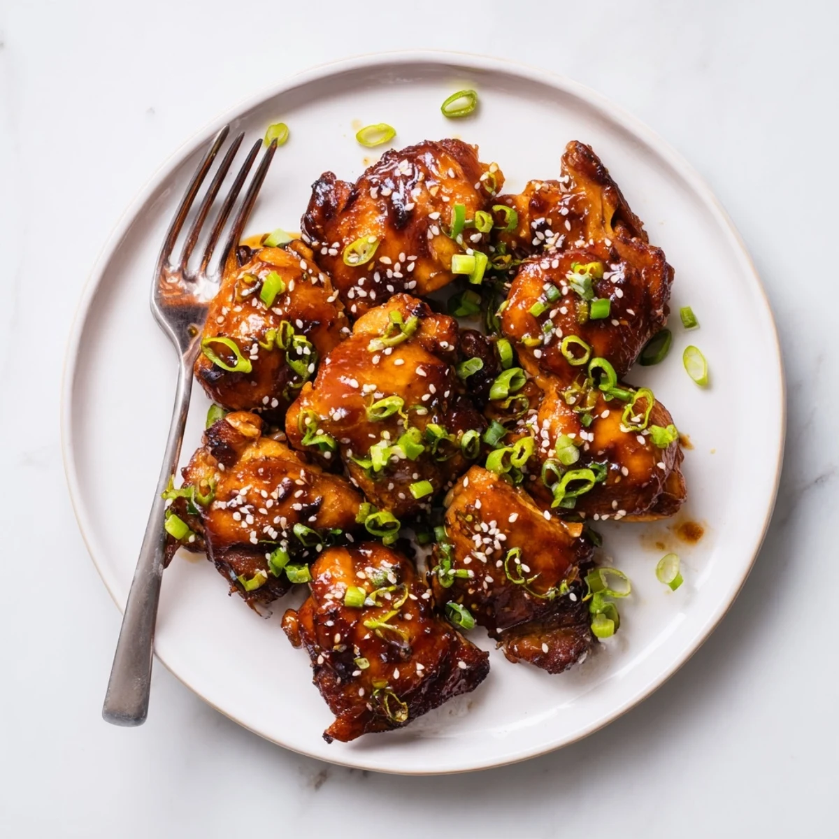 Slow cooker Crock Pot Huli Huli chicken glazed in sweet tangy pineapple sauce