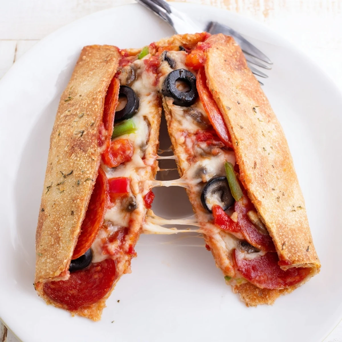 Pie Iron Pizza Pockets