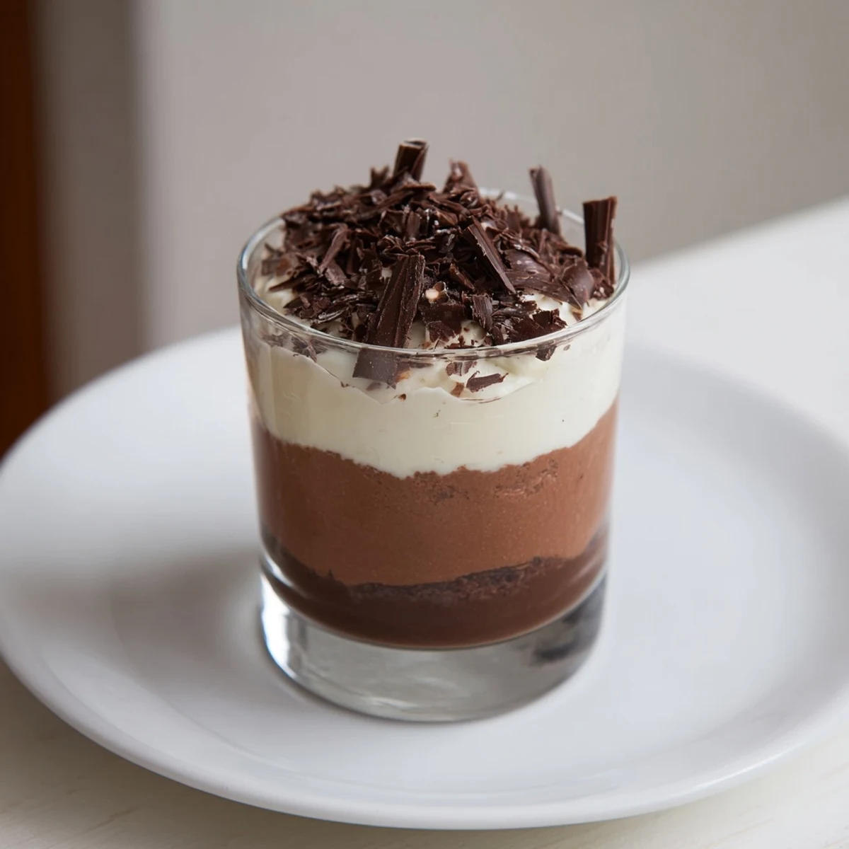 Serve Triple Chocolate Mousse Cups with espresso and fresh berries for balance