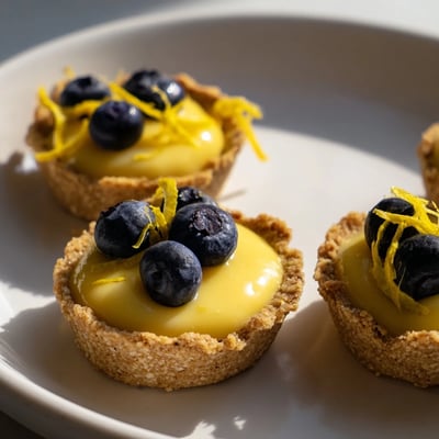 Mini Vegan Lemon Tarts